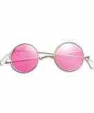 Roze hippie bril 10140036