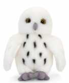 Sneeuwuil wit knuffelvogel 28 cm