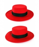Spaanse hoeden rood