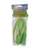 Springtouw en elastiek in neon groen