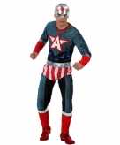 Superhelden kostuum amerika kapitein voor heren