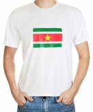 Suriname vlag t-shirts in grote maten