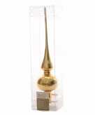 Sweet christmas gouden kerstboom piek van glas