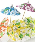 Taart parasols hawaii 24 stuks