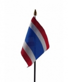 Thailand vlaggetje polyester
