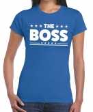 The boss fun t-shirt blauw voor dames