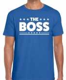 The boss fun t-shirt voor heren blauw