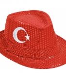 Turkije hoed met pailletten
