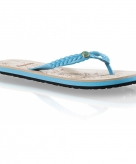 Turquoise blauwe teenslippers voor dames