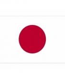 Vlag van japan mini formaat 60 x 90 cm