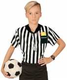 Voetbal scheidsrechter jongens shirt met opdruk
