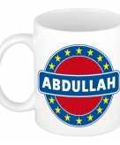 Voornaam abdullah koffie thee mok of beker