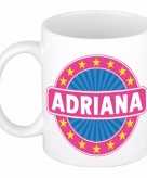 Voornaam adriana koffie thee mok of beker