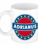 Voornaam adrianus koffie thee mok of beker