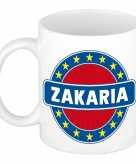 Voornaam zakariakoffie thee mok of beker