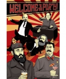 Welcome to the party maxi poster communisme