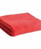 Zacht plaid dekentje kleedje rood 120 x 150 cm