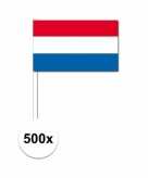 Zwaaivlaggetjes nederland 500 stuks