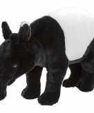 Zwart witte tapirs knuffels 40 cm knuffeldieren