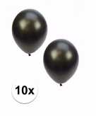 Zwarte grote ballonnen 10 stuks