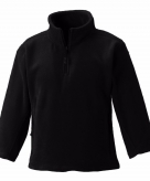 Zwarte polyester fleece trui voor jongens